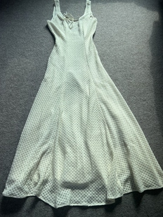 大裙摆长款 高级感女生春夏镂空针织 背心连衣裙 好品质 德单IVY