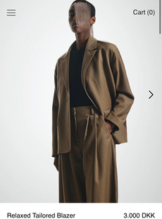 羊毛呢高级感 3000克朗 茧型剪裁 西装 丹麦轻奢S 西裤 女生春秋款