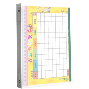 昕果活页小组作业登记本小学生语文数学组长作业记录本登记簿班级班长用各科目课堂作业管理专用可爱加厚本子