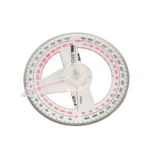 学生绘图设计尺全圆仪画圆模板360度量角器九宫格模板设计绘图多用尺格子尺家具建筑模板圆形圆弧设计三角尺