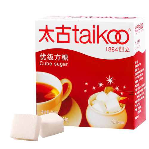 太古优级方糖454g/100粒白砂糖纯黑咖啡伴侣糖包奶茶醇品咖啡调糖