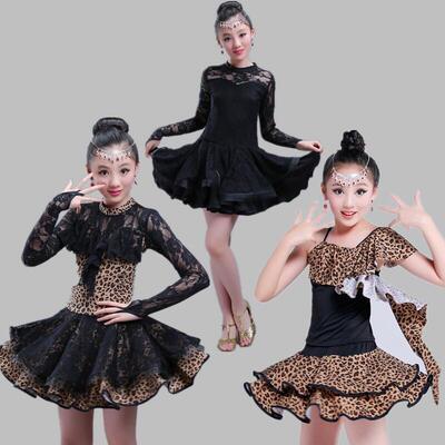 新款儿童服装夏季拉丁舞舞姿悦