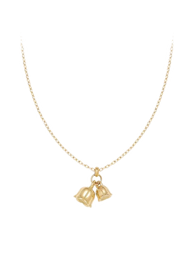 小众设计款铃兰花项链锁骨链女