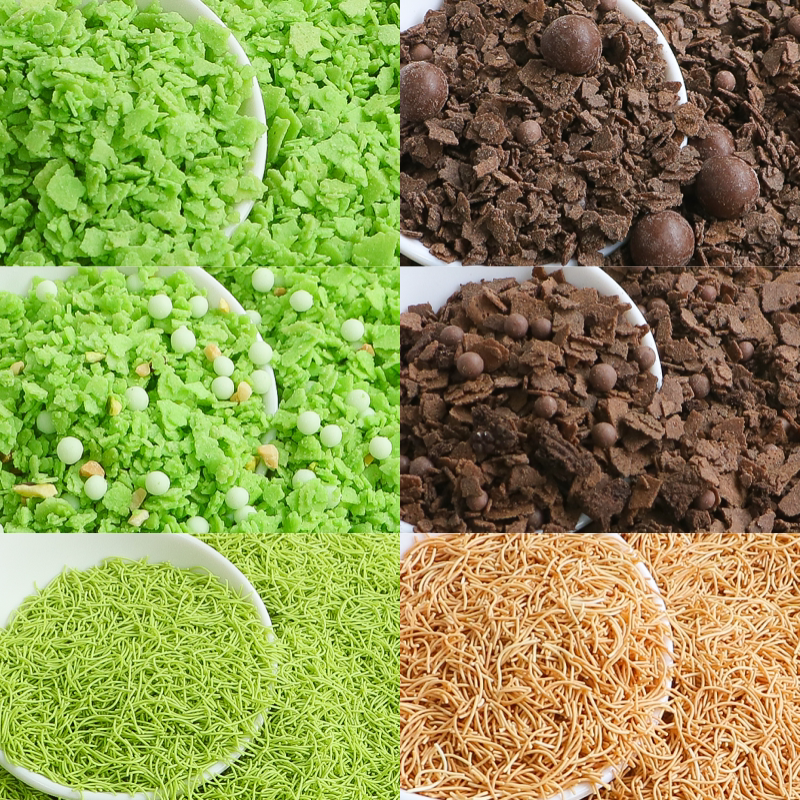 新包装榛子涂层脆米薄脆片米球