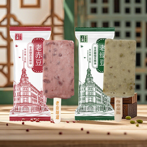 30支0蔗糖赤豆绿豆棒冰