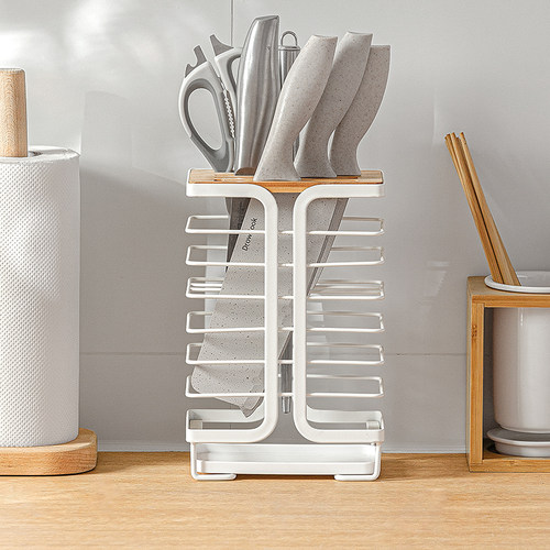 纳川小型台面不锈钢厨房刀架