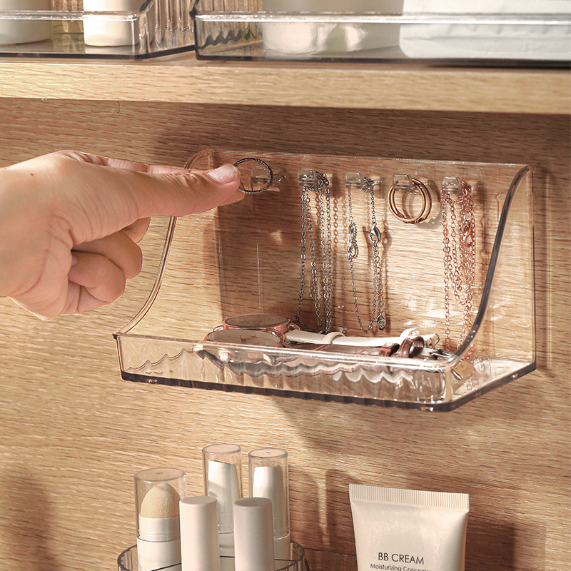 纳川首饰收纳架壁挂透明