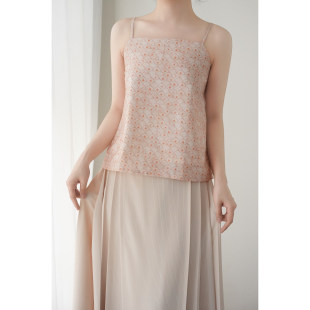 可放胸垫 两三松新款 可放胸垫吊带59.9两件 吊带宋抹 056