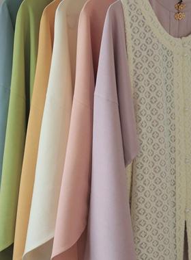 【两三松】立领弓袋袖秋冬日常通勤外套窄袖对襟明制汉服蕾丝比甲