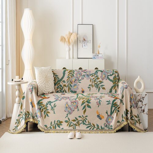 雪尼尔沙发四季通用盖布防滑