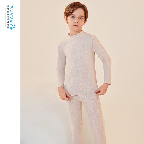 舒雅棉质男童保暖衣保暖裤