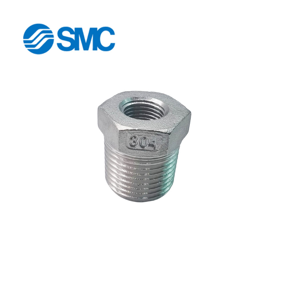 SMC不锈钢补芯 BBS2/3/4/6/8-1/2/3/4/6 外螺纹转内螺纹RC ZG PT