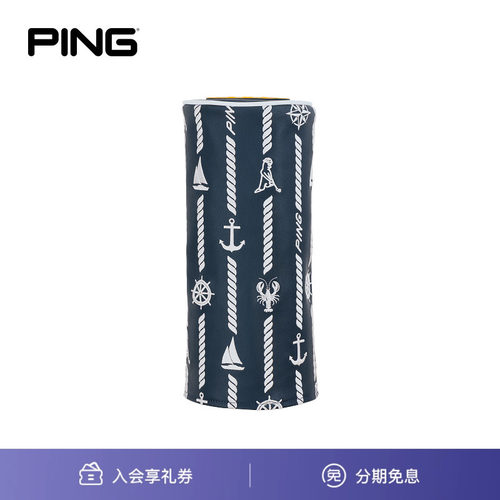 PING 26新品 高尔夫Captains一号木杆头套防碰防尘golf球杆保护套