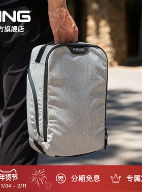 PING高尔夫鞋袋新款男女士便携收纳包golf运动装备时尚大容量鞋包