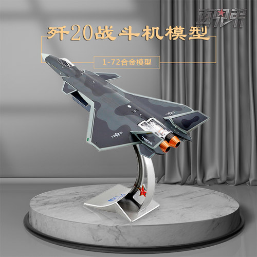 真兄弟172歼20战斗机飞机模型
