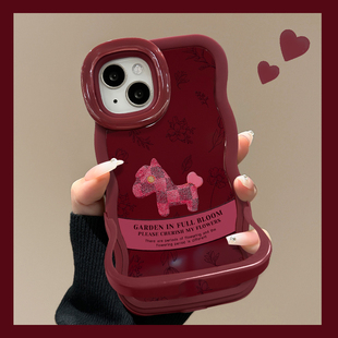 7超火套 9软硅胶波浪边8 适用于华为Nova14Pro手机壳新女款 13山茶花好运马12酒红色新年11ultra隐形双支架10