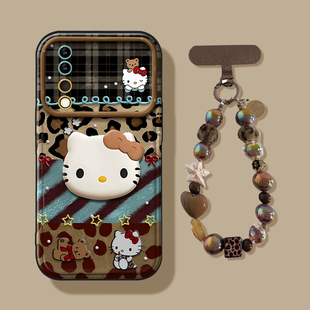 适用于VivoS30pro手机壳mini新款HelloKitty链条s20Pro豹纹凯蒂猫19/17t卡通16/15可爱秋冬12/10爆火9软硅胶
