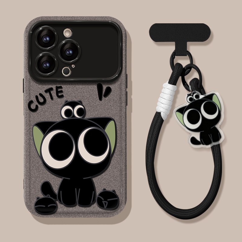 适用于苹果17promax手机壳iphone16新款15/14plus罗小黑13/12华为mate70/pura80荣耀400小米17女oppo挂绳vivo,3C数码配件,手机保护套/壳,淘宝优惠券,粉丝福利购,淘宝优惠卷