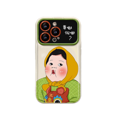 适用苹果17promax手机壳iPhone16/14保护套13/12mini可爱15女孩挂绳xr/xs大视窗翻盖镜子8/7plus防摔新女款se