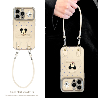适用iPhone波点米奇手机壳