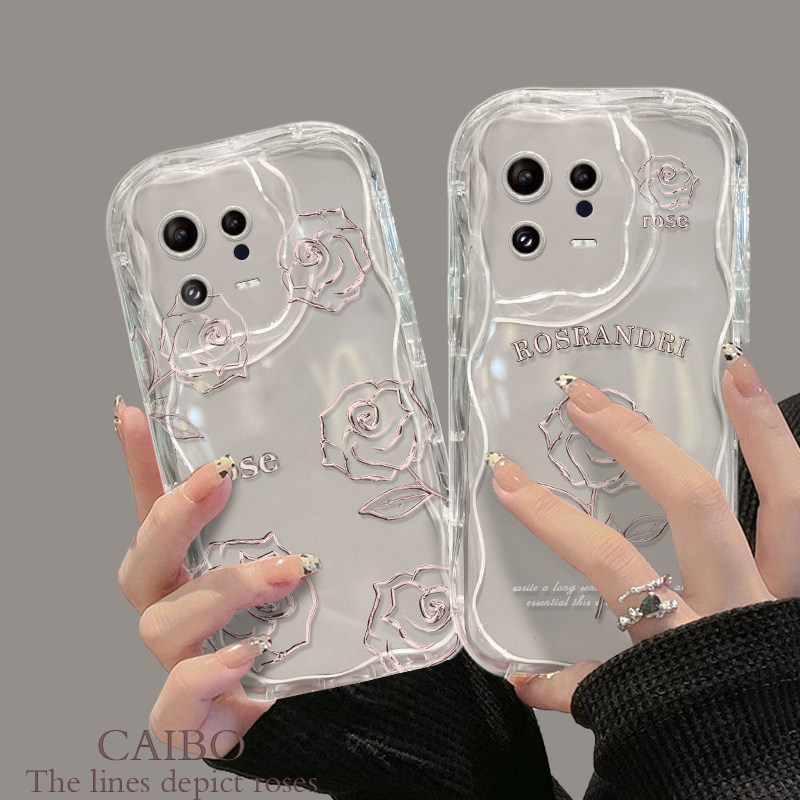 新品上市，奶油纹金属玫瑰手机壳