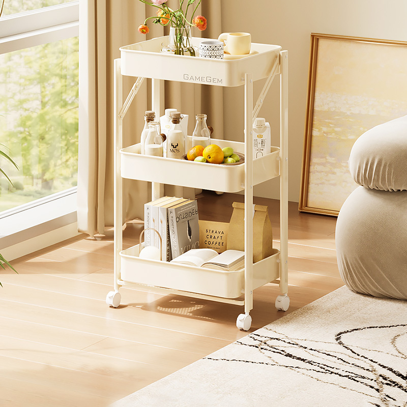 格美居小推车置物架落地储物架