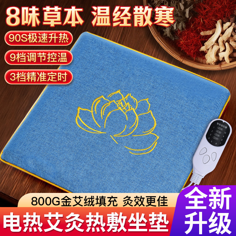 电加热坐垫艾绒艾草热敷包办公室取暖坐灸垫随身灸椅垫艾灸热敷毯,居家日用,暖脚宝/暖垫/热灸坐垫,淘宝优惠券,粉丝福利购,淘宝优惠卷