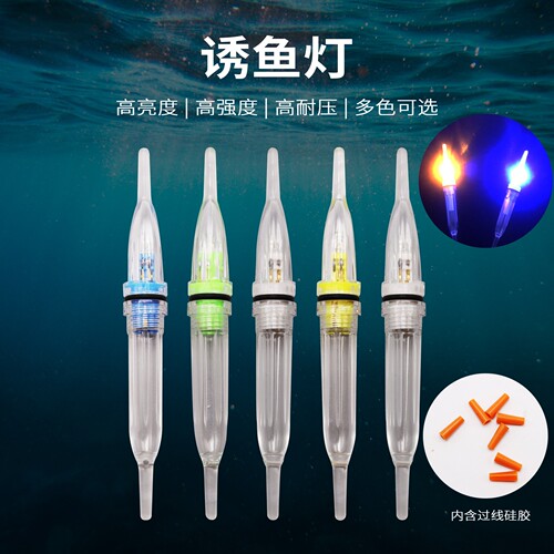 海钓带鱼彩色闪光水下诱鱼灯