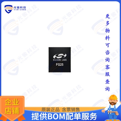 EFR32FG25B222F1920IM56-BR 射频元件IC RF TXRX 802.15.4 56QFN