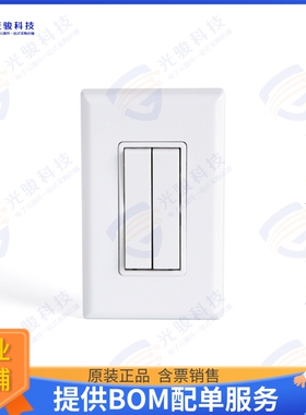 ZBT-S2AWH 射频元件DUAL ROCKER ZIGBEE BATTERY-FREE