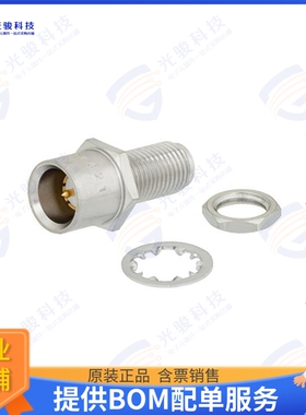 PE91321 射频元件Bulkhead Mount Push-On SMA Male