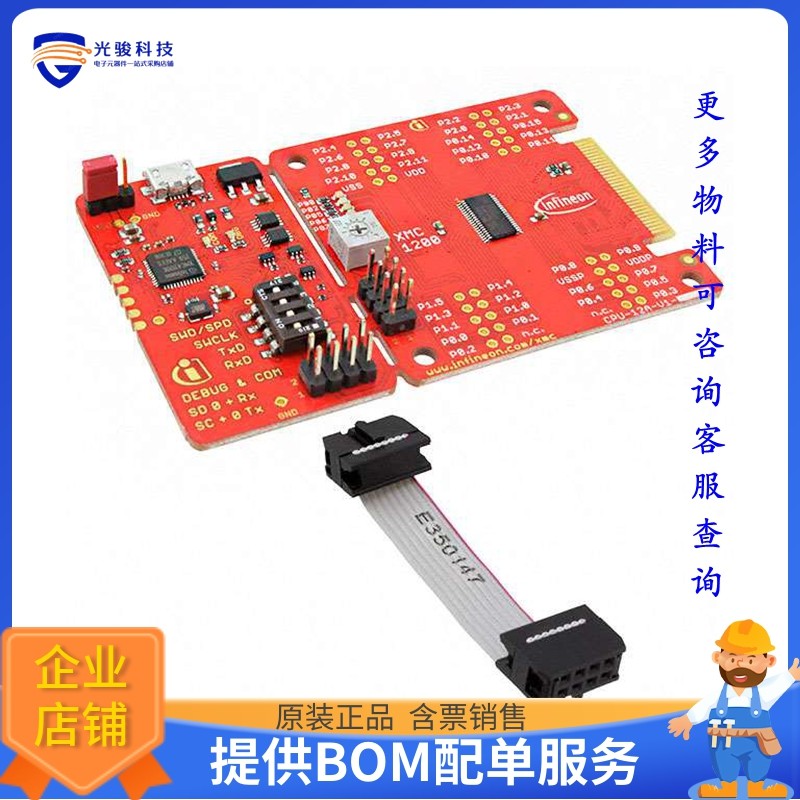 嵌入式处理器评估板KITXMC12BOOT001TOBO1《BOOT KIT XMC1200 EVA