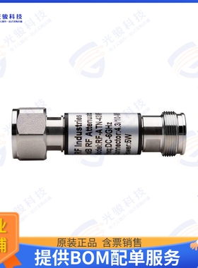 RF-ATN-43MF-5W13 射频元件ATTENUATOR; 43M-F; 5W; 13 dB