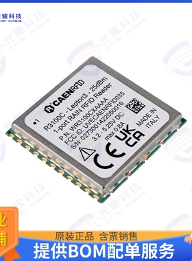 WR3100CXAAAA 射频元件R3100C - Lepton3 - 25dBm 1-Port