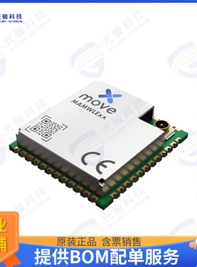 MAMWLE-02 射频元件RF TXRX MOD ISM小于1GHZU.FL SMD