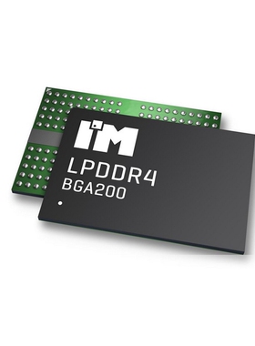 IME8G32L4HADG-062I存储芯片ECC LPDDR4, 8GB, 1.1V, 256MX32,