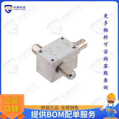 PE1650 射频元件10 MHz to 3 GHz, Type F 75 Ohm B
