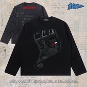 长袖 notsexx「一打七桑」进口直喷260g重磅美式 短宽boxy短袖 t恤男