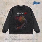 13号星期五杰森 圆领卫衣男式 数码 notsexx 直喷美式 宽松薄款 长袖