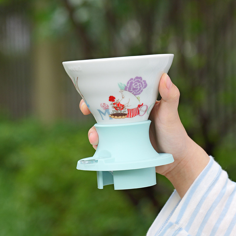 HARIO&MOOMIN联名卡通姆明保温壶冷水壶磨豆机盎司杯聪明杯冷萃壶图片