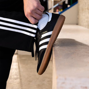 阿迪达斯男鞋新款SAMBA DECON经典低帮板鞋T头鞋休闲运动鞋IF0641
