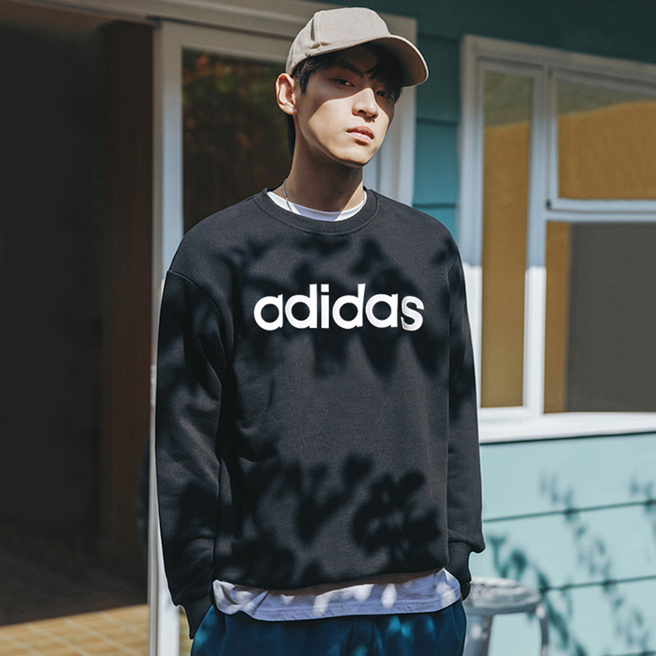 Adidas Men's sweater NEO Spring Athletic Wear leisure time T-shirts Sweater Pullover DM4278in the Sportswear/Casual Clothing , Sports Sweater/Pullover  category - from Buy2taobao.com to provide professional Taobao agent buy service
