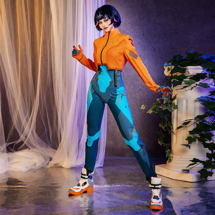EZcosplay守望先锋cos服朱诺cosplay游戏同款服装紧身衣连体衣女
