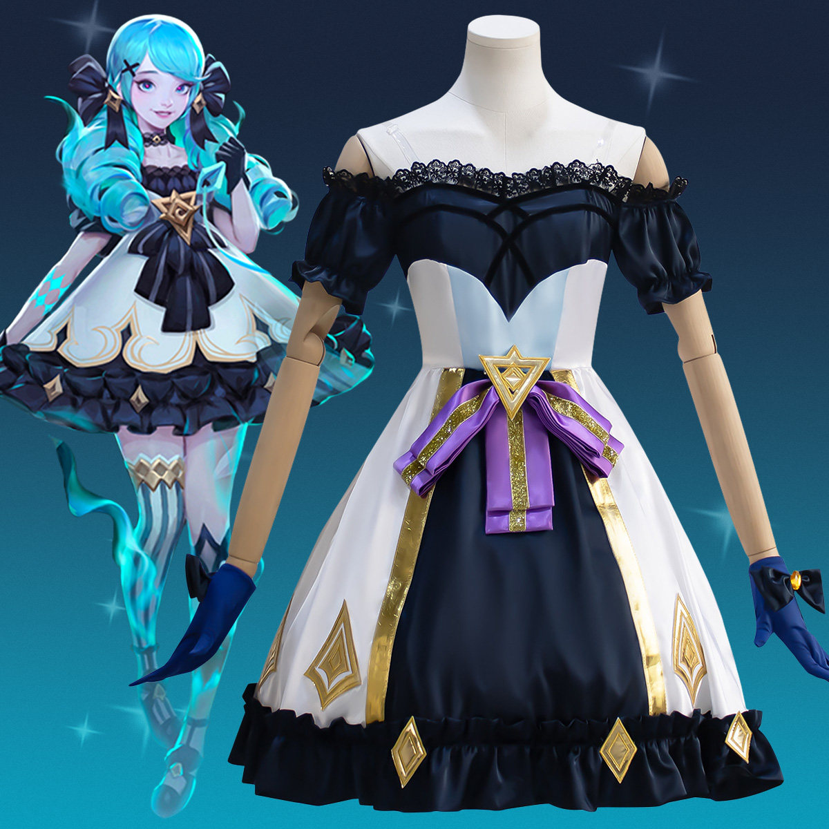 英雄联盟格温灵罗娃娃cos服装C服