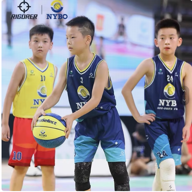 准者儿童篮球服套装比赛训练服队服印字运动青少年学生定制背心