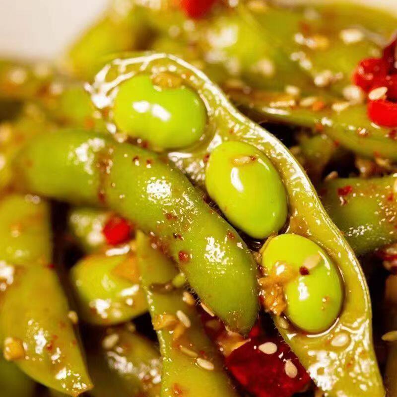 开味毛豆速冻凉菜冷盘KTV小吃酒店饭店食材风味香辣商用批发熟食