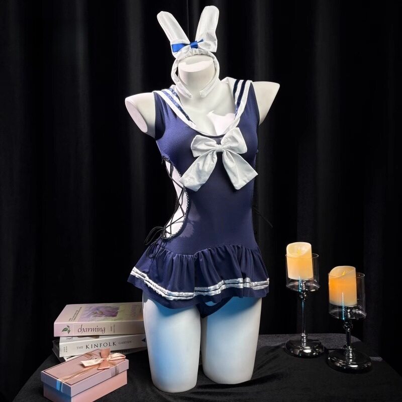 SweetSpace 兔兔警官 俏皮可爱cosplay兔女郎制服套装JK裙学院风