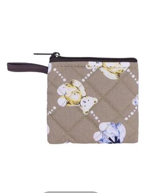 国内现货泰国Naraya娜莱雅曼谷包零钱硬币可爱小方包NB-659夹棉