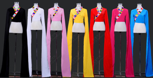 古典舞蹈水袖 练习服 练功服 水袖 上衣 新款 少儿童水袖 藏族舞蹈水袖