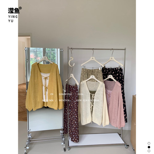 W71952大码温柔慵懒风针织开衫